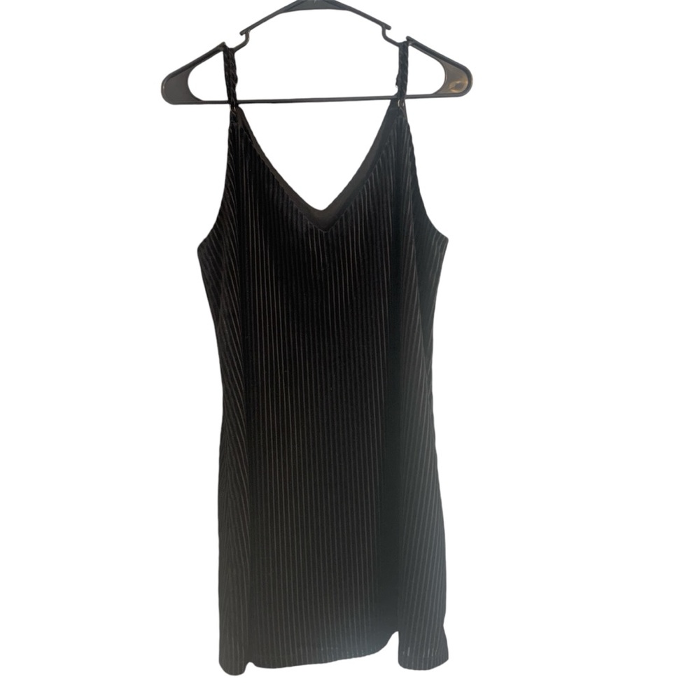 Wild Fable Black Corduroy Mini Dress
